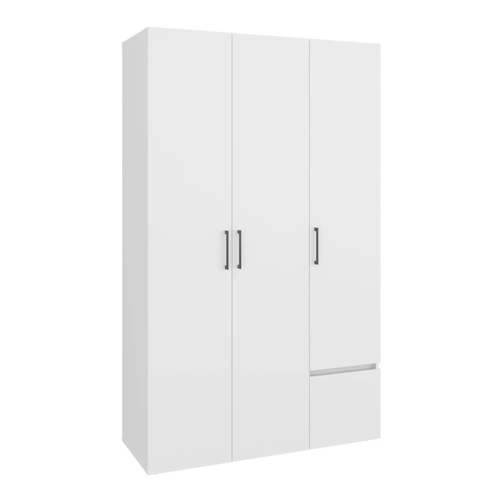 Closet Kenvil, Blanco Duqueza, Con Un Cajon y Tres Puertas RTA Design