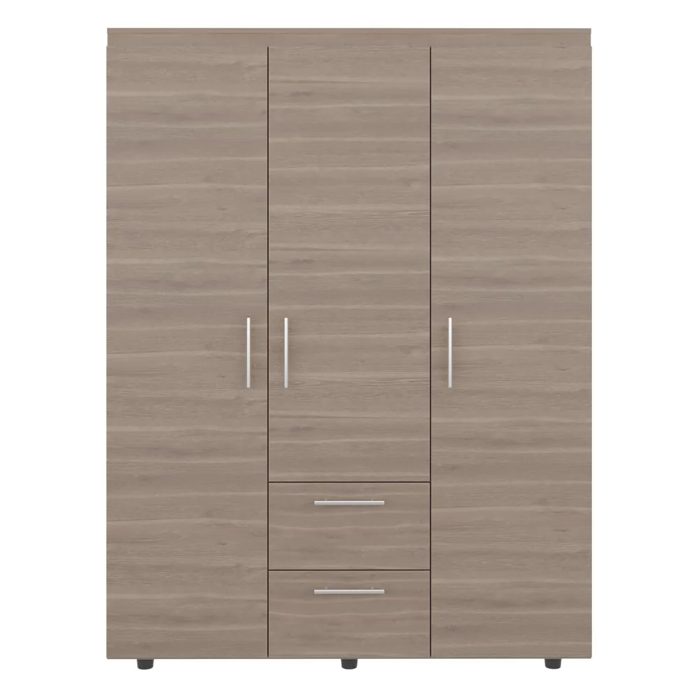 Closet Mercury, Bardolino, Con dos cajones y dos tubos cromados RTA Design