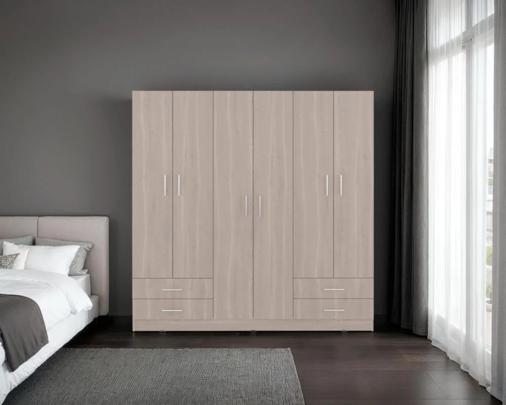 Closet Petunia, Bardolino y Blanco, con cuatro organizadores RTA Design