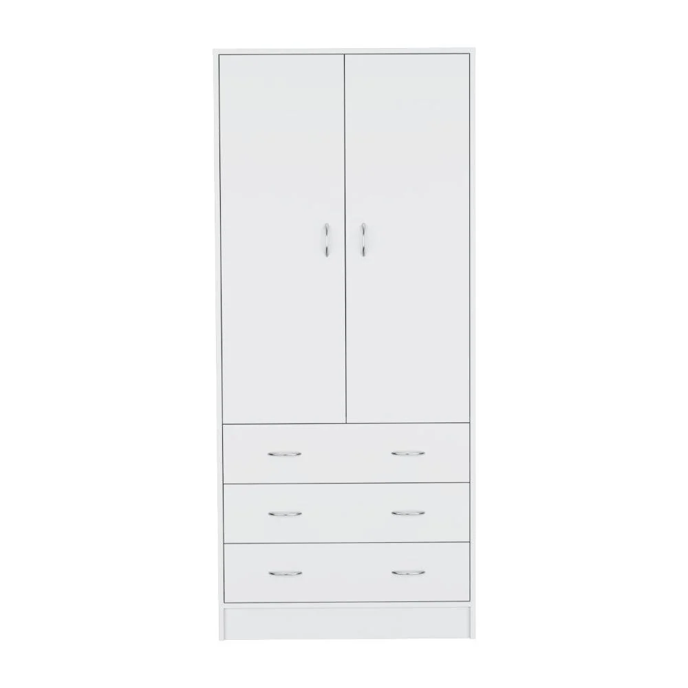 Closet Pilic, Blanco Duqueza, Tres Cajones Con Gran Capacidad De Almacenamiento ZF RTA Design