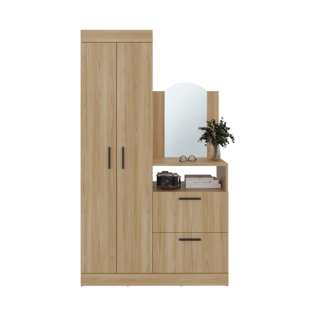 Closet Tocador Praga, Fresno Europeo, con diseño moderno incluye Espejo RTA Design