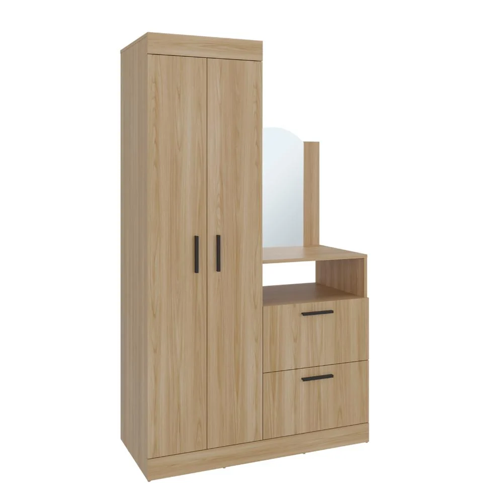 Closet Tocador Praga, Fresno Europeo, con diseño moderno incluye Espejo RTA Design