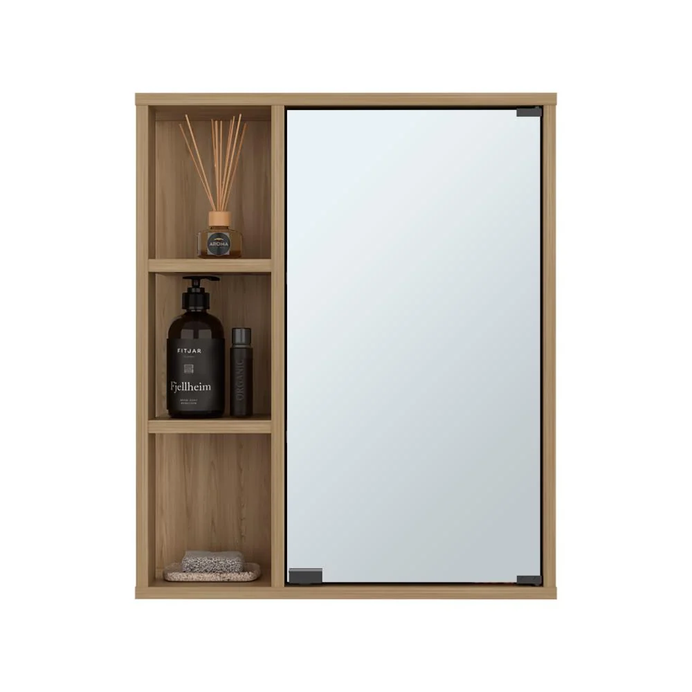 Gabinete de Baño Berkel, Fresno Europeo, con especio para guardar objetos de aseo personal RTA Design