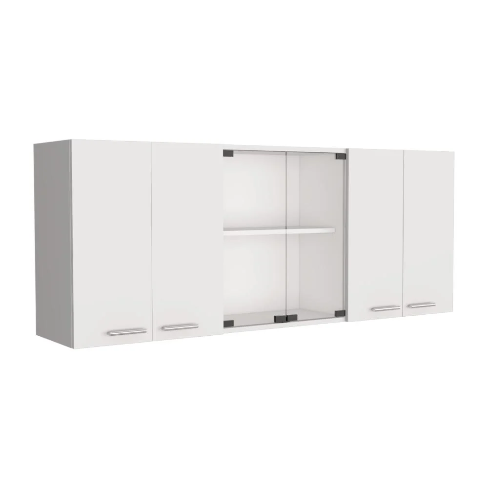Gabinete Superior Vega, Blanco Duqueza, con amplio espacios espacios para guardar utensilios de cocina RTA Design