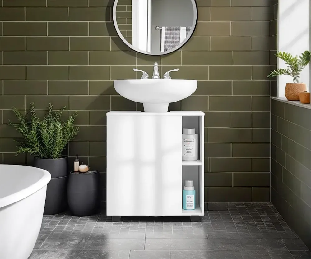 Mueble Para Lavamanos Pascuale, Blanco Duqueza, No incluye Lavamanos RTA Design