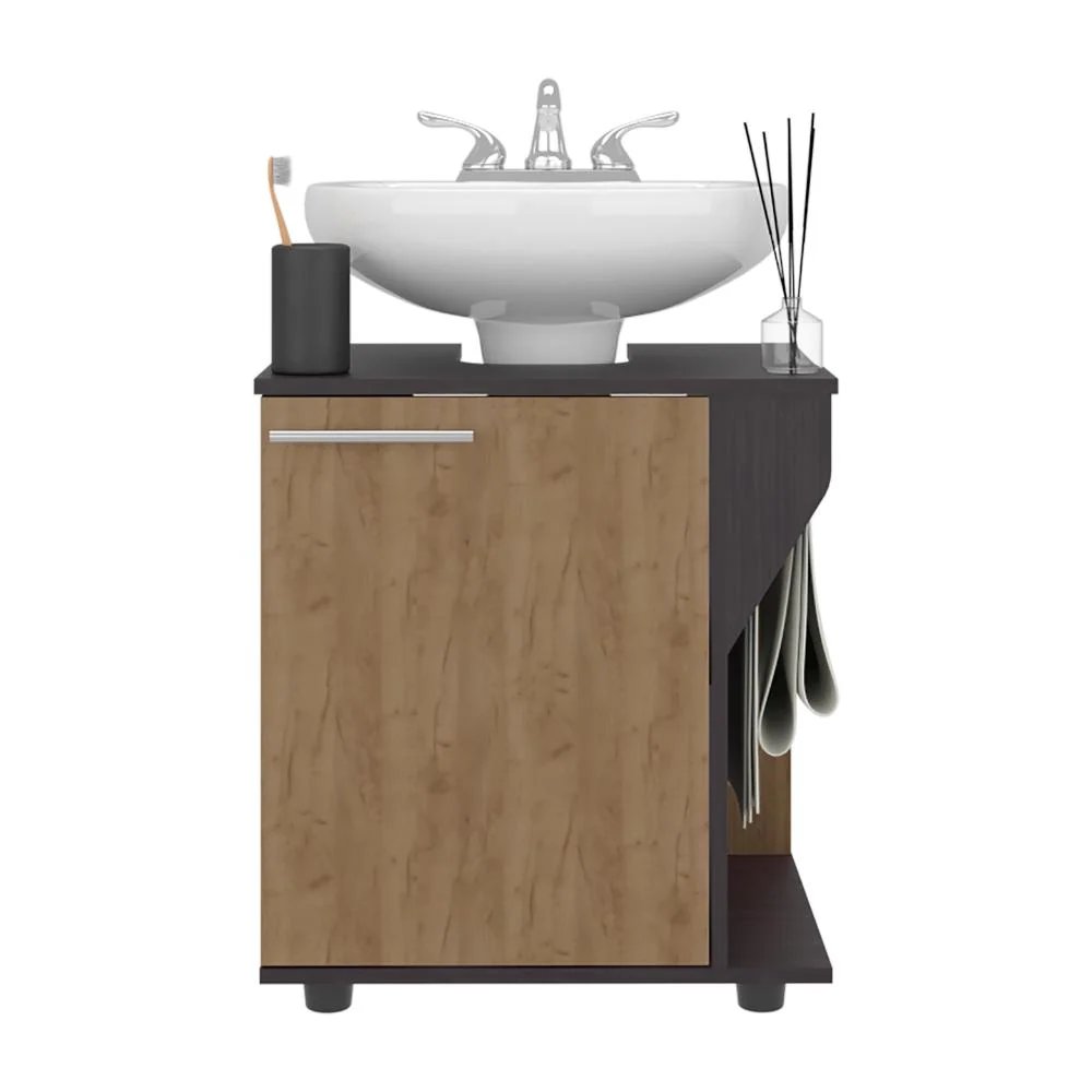 Mueble Para Lavamanos Pili, Kronos Wengue y Kronos Fresno, No incluye Lavamanos ZF RTA Design