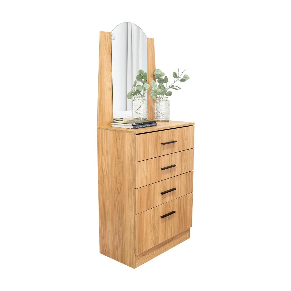 Organizador Praga, Fresno Europeo, con tres cajones y una puerta RTA Design