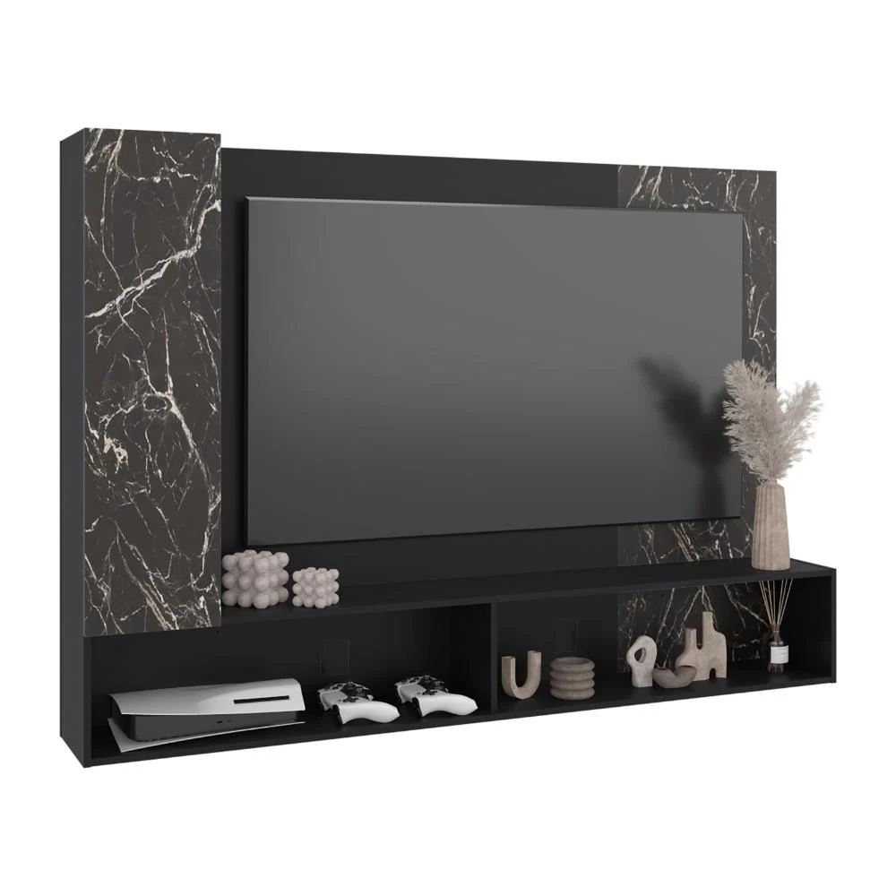 Panel de Tv Beta, Wengue y Mamba con Espacio Para Televisor de Hasta 65" RTA Design