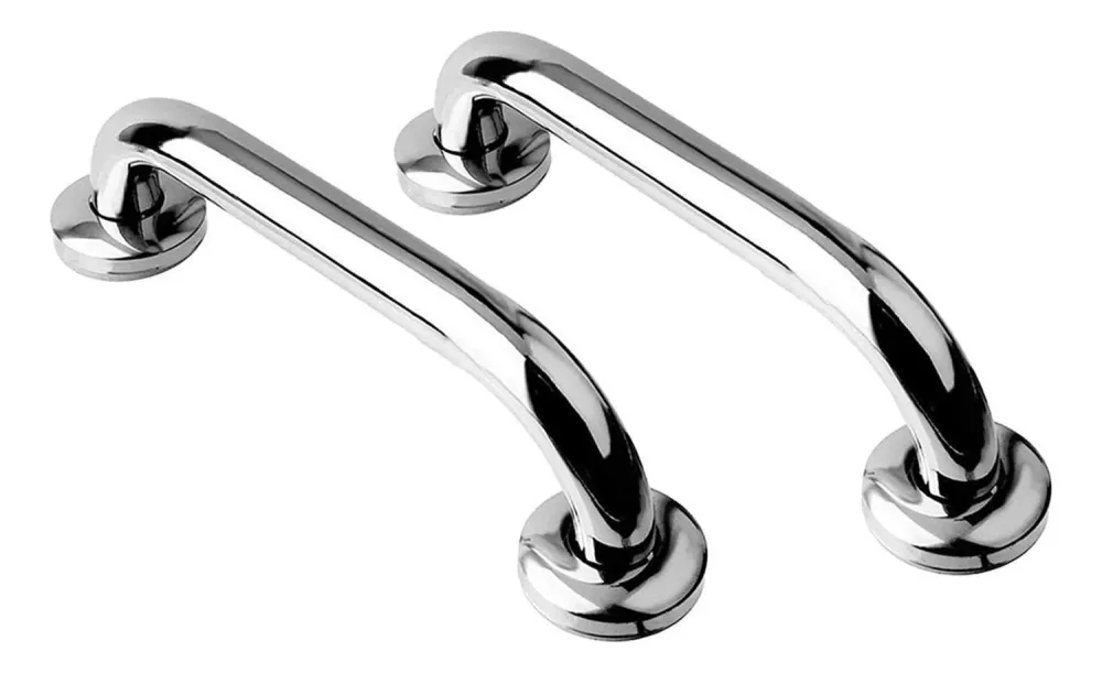 Set 2 Barras Seguridad Baño WC Pasamanos Acero Inoxidable 40 CM