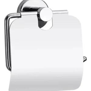 Soporte Papel Higiénico Baño Acero Inoxidable 12x14x7 CM Plateado