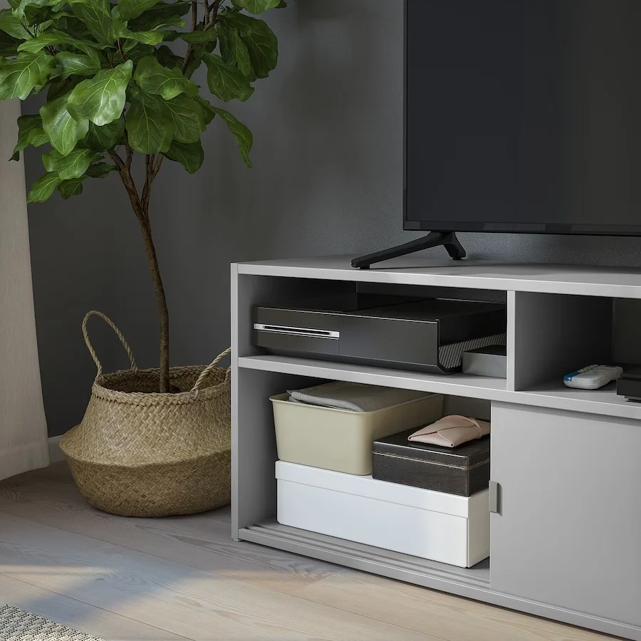 SPIKSMED MUEBLE DE TV GRIS CLARO 97X32