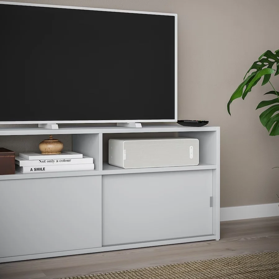 SPIKSMED MUEBLE DE TV GRIS CLARO 97X32