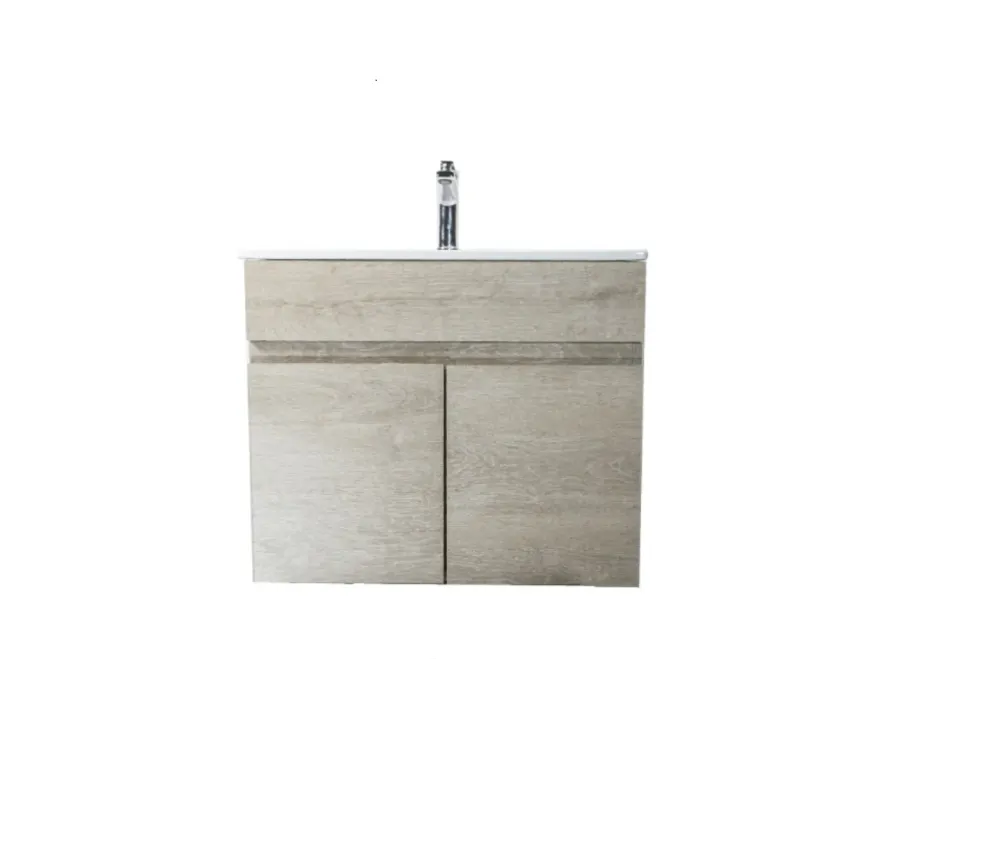 Mueble de baño con lavabo y patas de aluminio Tecnobath