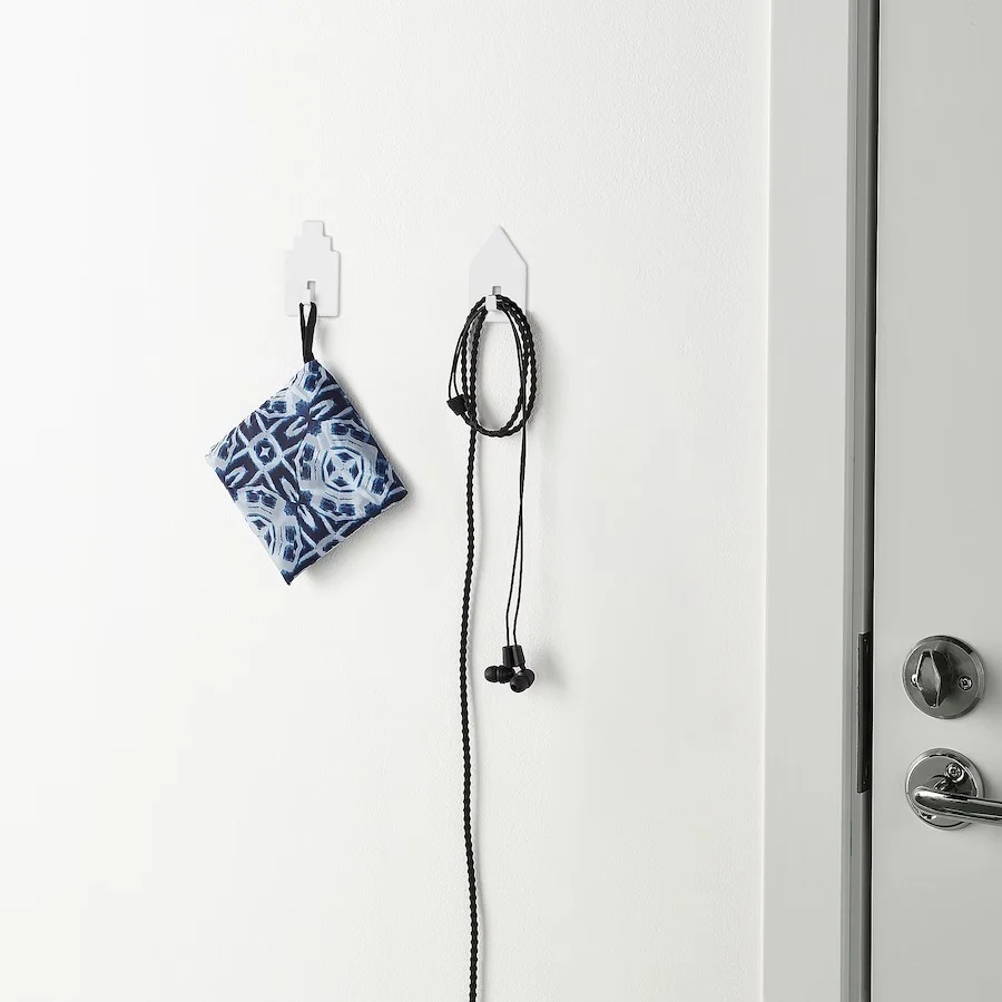 TIPPVAGN PERCHERO AUTOADHESIVO SET DE CASITAS