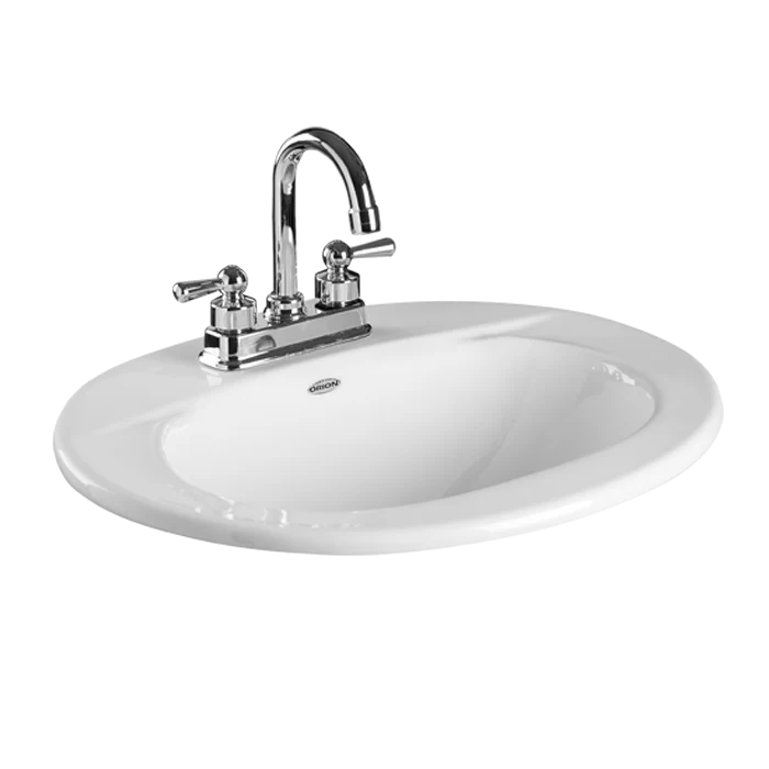 Lavabo De Sobreponer Blanco Flandes 52050 Cerámica Pm5417 URREA