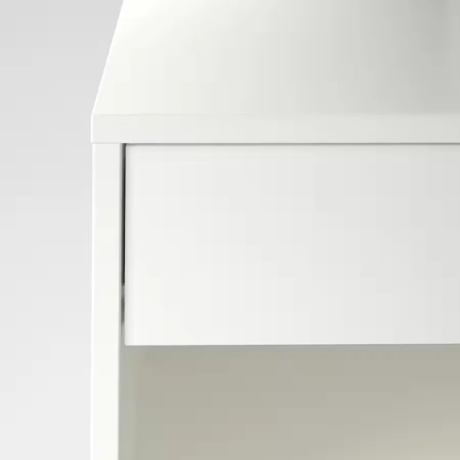 VIKHAMMER MESA DE NOCHE BLANCA 40 cm