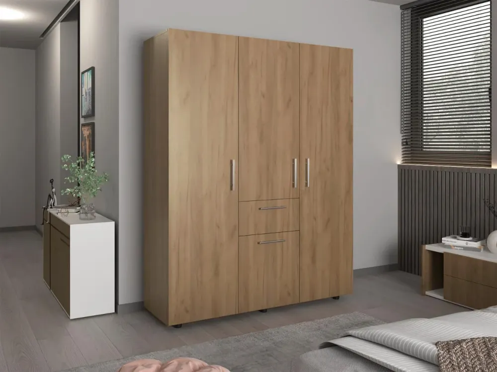 Closet Belen, Fresno Europeo y Wengue, Con Amplios Espacios Para Guardar Ropa ZF Virtual Muebles