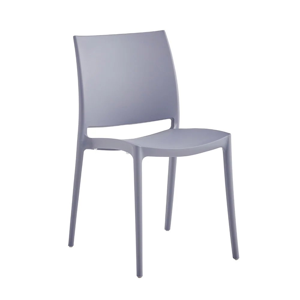 Silla Auxiliar Clásica, Gris Virtual Muebles MG