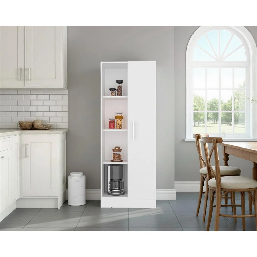 Alacena Multiusos Feko, Kronos Blanco, Con variedad de entrepaños amplios espacios ZF Virtual Muebles ZF