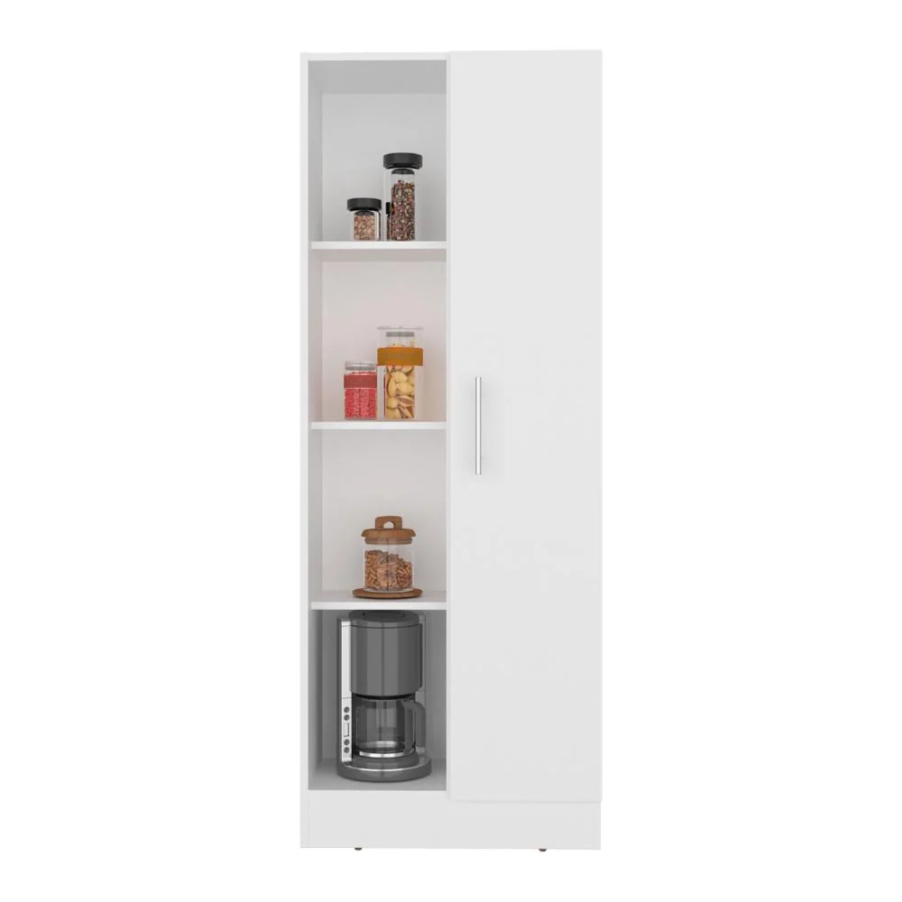 Alacena Multiusos Feko, Kronos Blanco, Con variedad de entrepaños amplios espacios ZF Virtual Muebles ZF