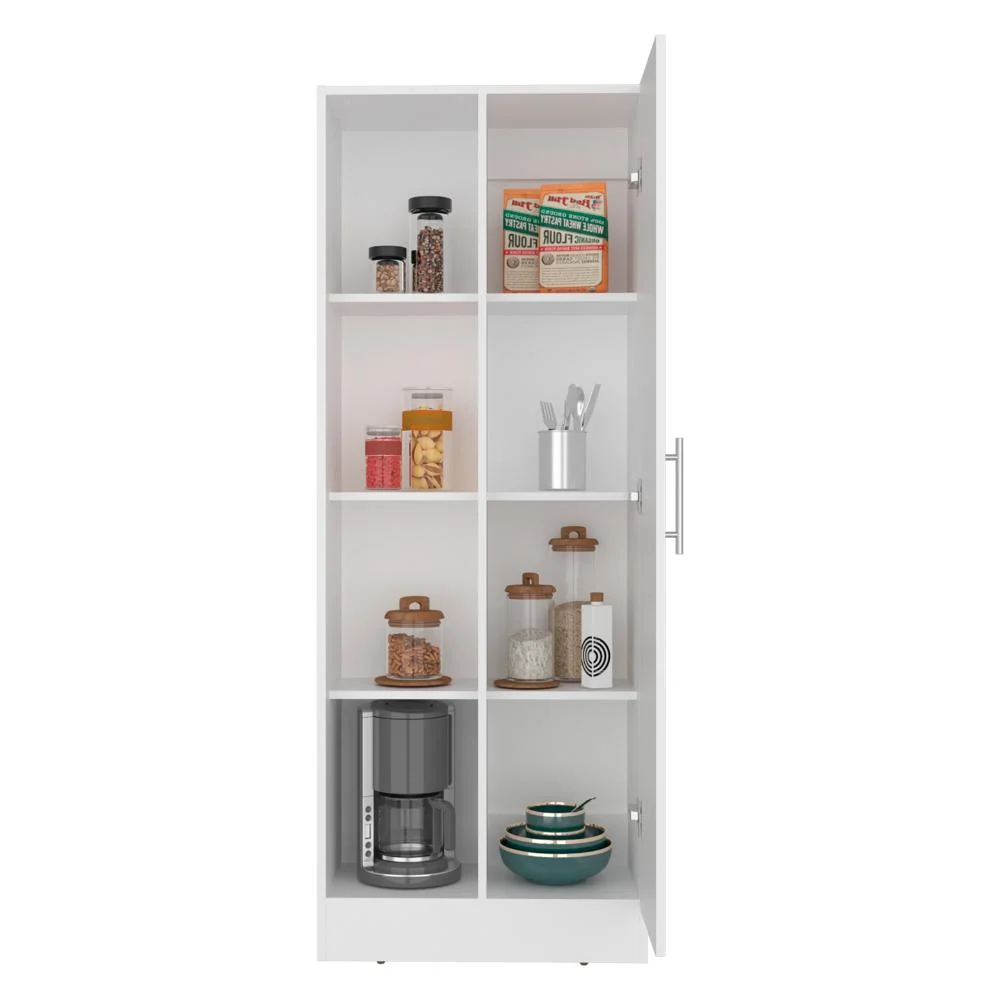 Alacena Multiusos Feko, Kronos Blanco, Con variedad de entrepaños amplios espacios ZF Virtual Muebles ZF