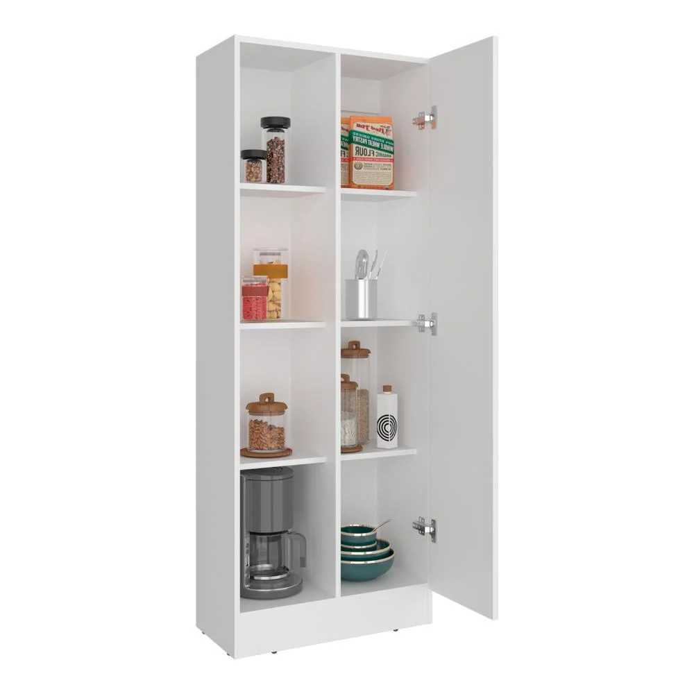 Alacena Multiusos Feko, Kronos Blanco, Con variedad de entrepaños amplios espacios ZF Virtual Muebles ZF