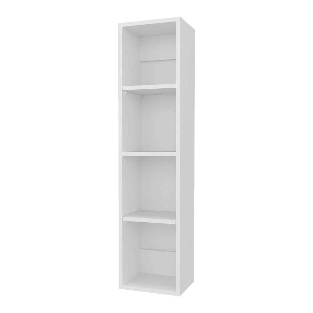 Alacena de Pared Pequeño Minimalista, Blanco, sin puertas, para implementos de aseo ZF Virtual Muebles ZF