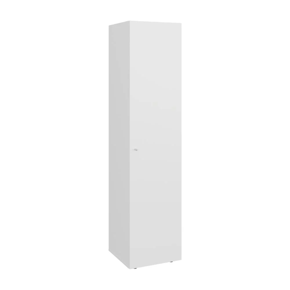 Closet Alma, Blanco Duqueza , Una puerta abatible y entrepaños para guardar ropa ZF Virtual Muebles ZF