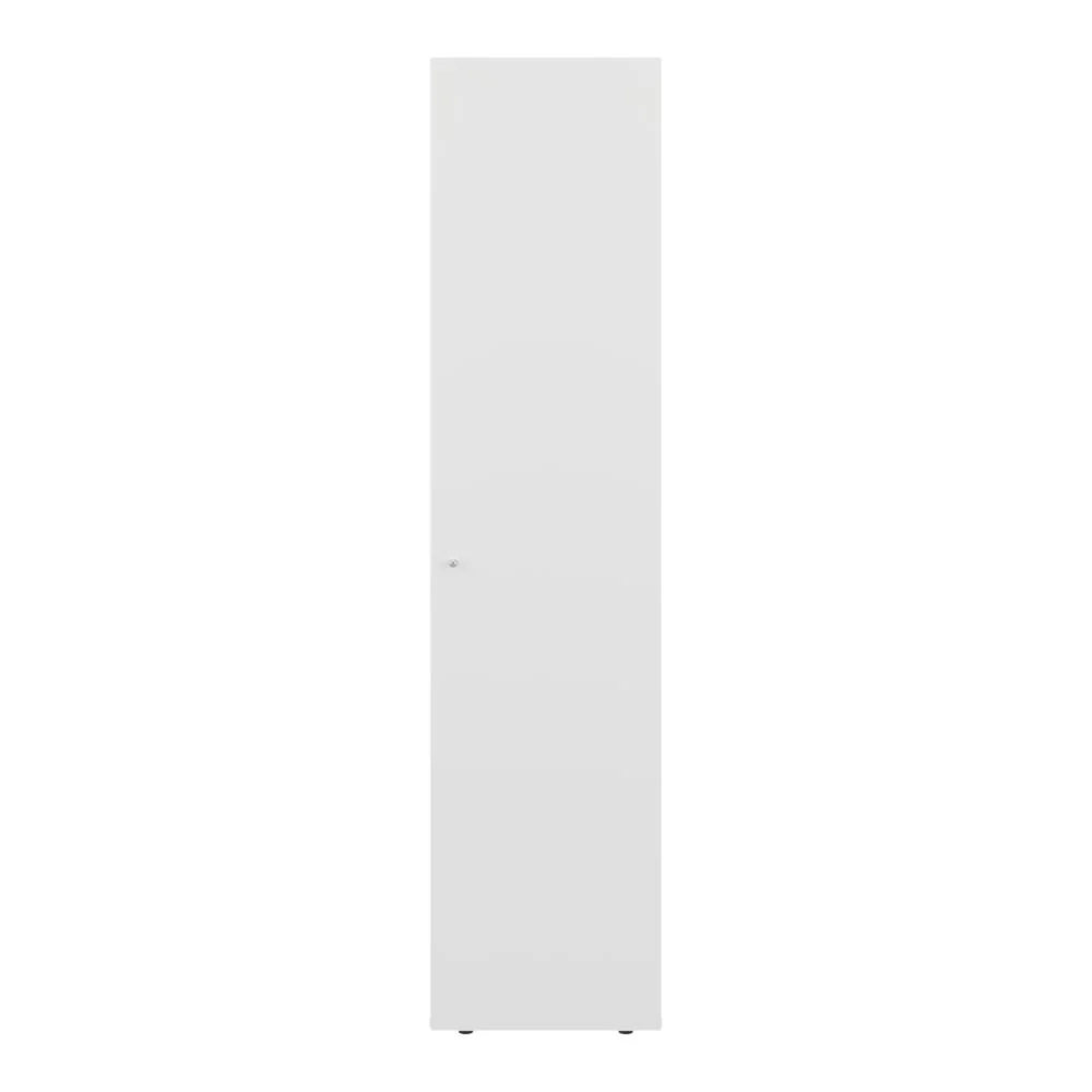 Closet Alma, Blanco Duqueza , Una puerta abatible y entrepaños para guardar ropa ZF Virtual Muebles ZF