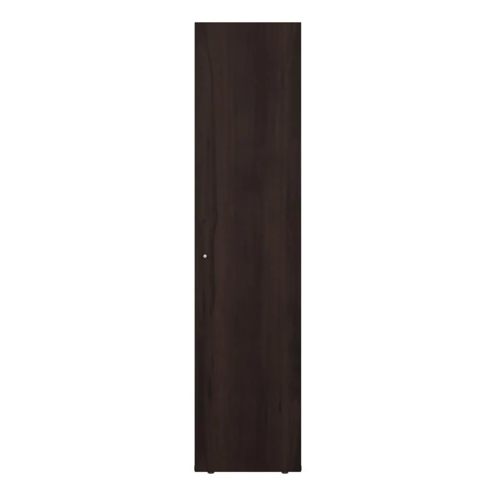 Closet Alma, Kronos Nogal, Diseño moderno con entrepaños y puerta ZF Virtual Muebles ZF
