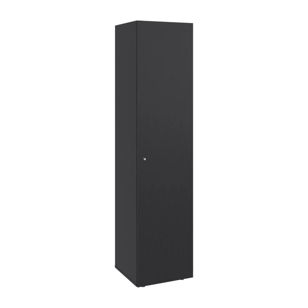Closet Alma, Wengue, Una puerta abatible y entrepaños para guardar ropa ZF Virtual Muebles ZF