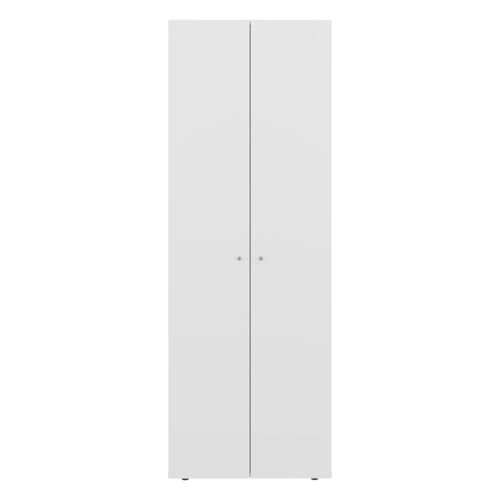 Closet Beico, Blanco Duqueza, Con Dos Puertas Abatibles y Cuatro Entrepaños ZF Virtual Muebles ZF