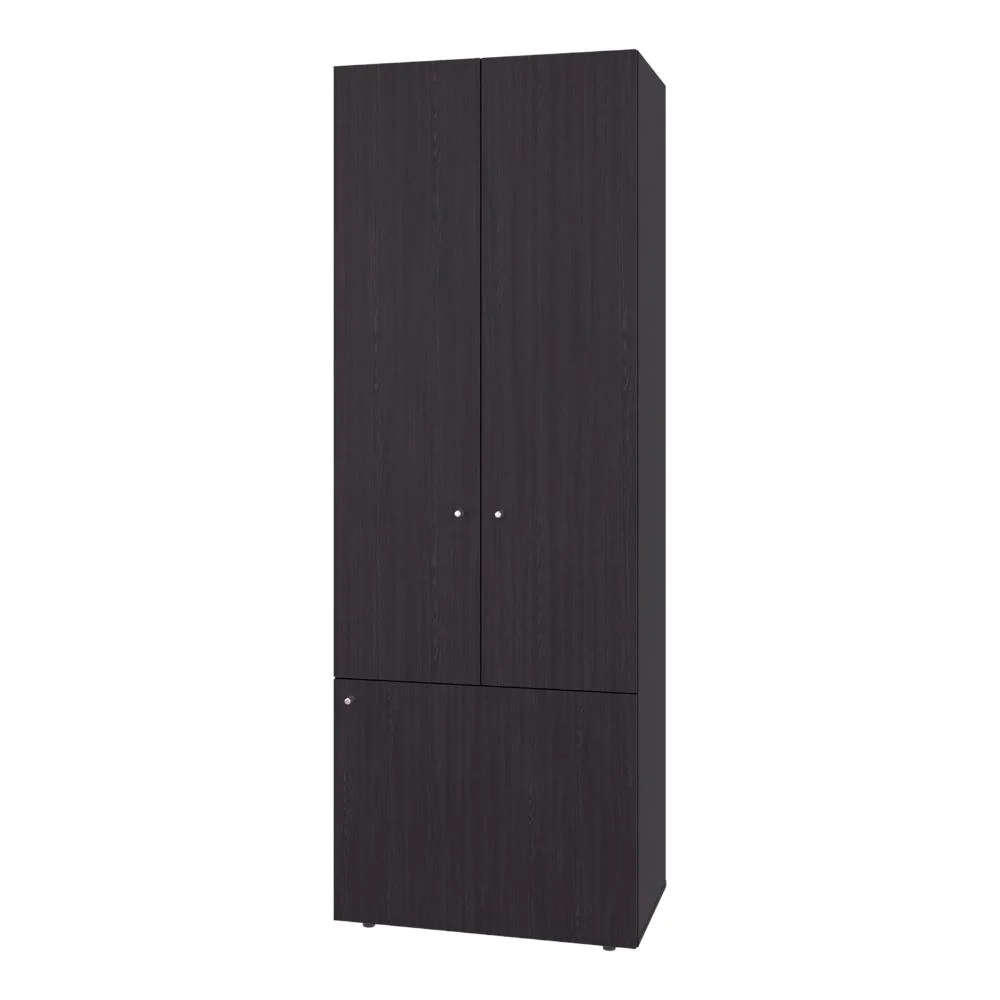 Closet Beico II, Wengue, Con Tres Puertas Abatibles y Tres Entrepaños ZF Virtual Muebles ZF