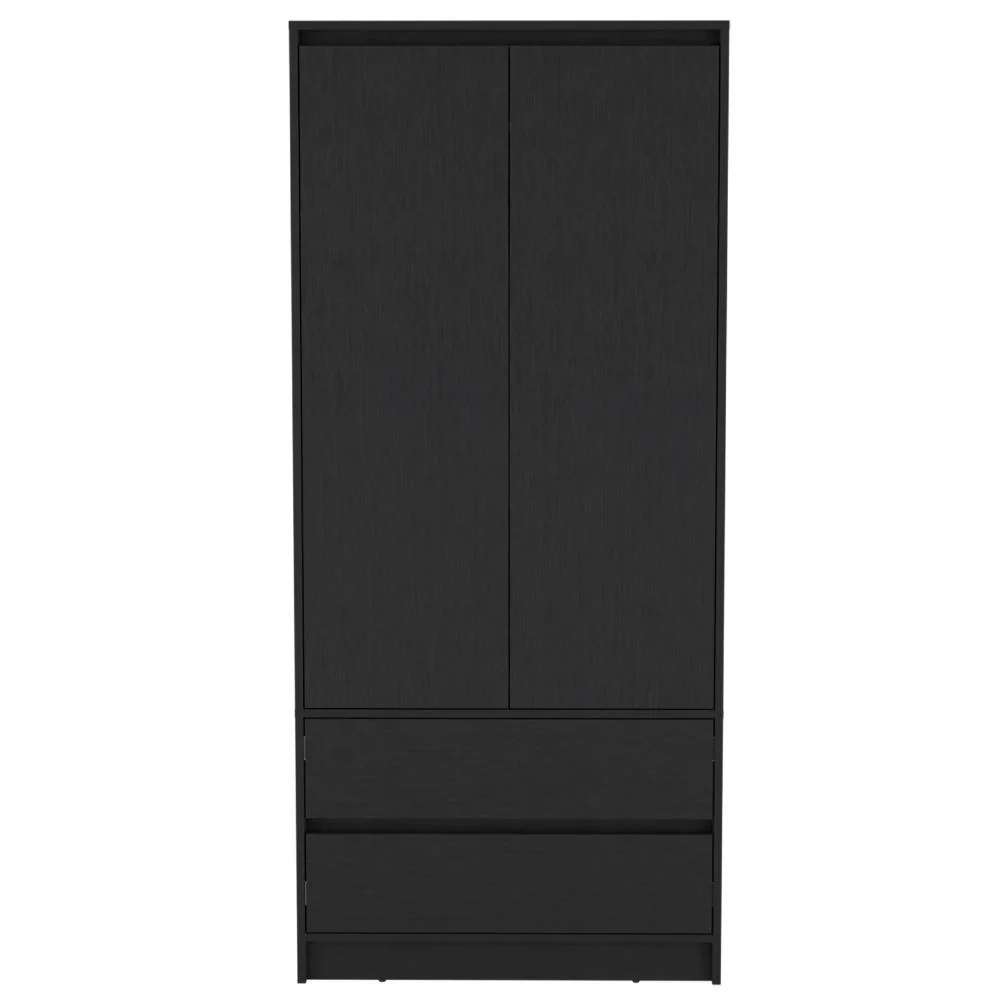 Closet Cruella, Negro, Con Dos Puertas AbatiblesZF Virtual Muebles ZF