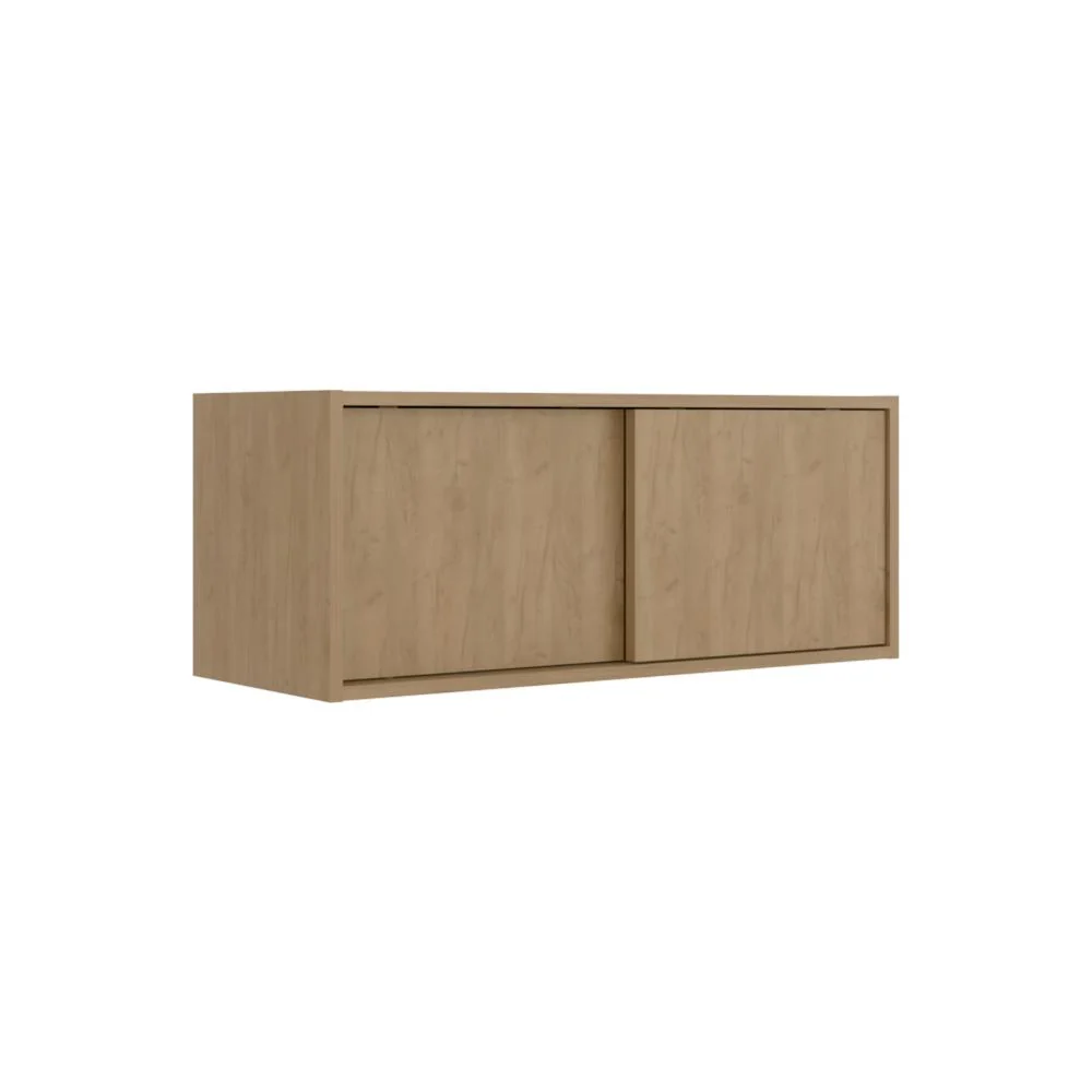 Gabinete Auxiliar Tanix, Fresno Europeo, Con Puertas corredizas ZF Virtual Muebles ZF