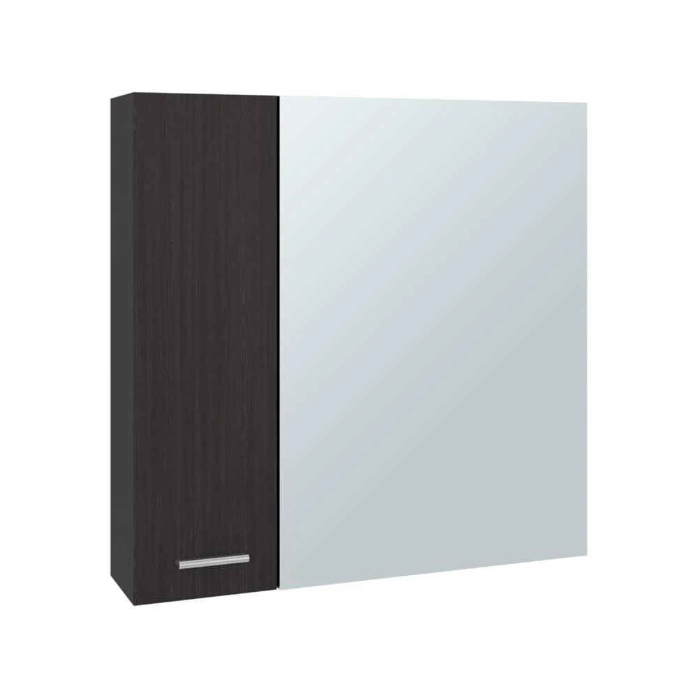Gabinete de Baño Apolis, Kronos Wengue, Con Puerta Espejo y Dos Entrepaños Para Ubicar Múltiples Objetos ZF Virtual Mueble...