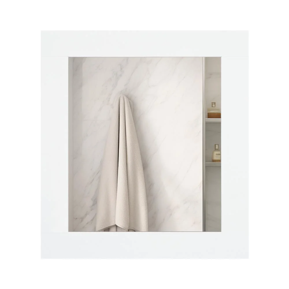 Gabinete de Baño Heston, Blanco Duqueza, con Espejo y Dos Entrepaños ZF Virtual Muebles ZF