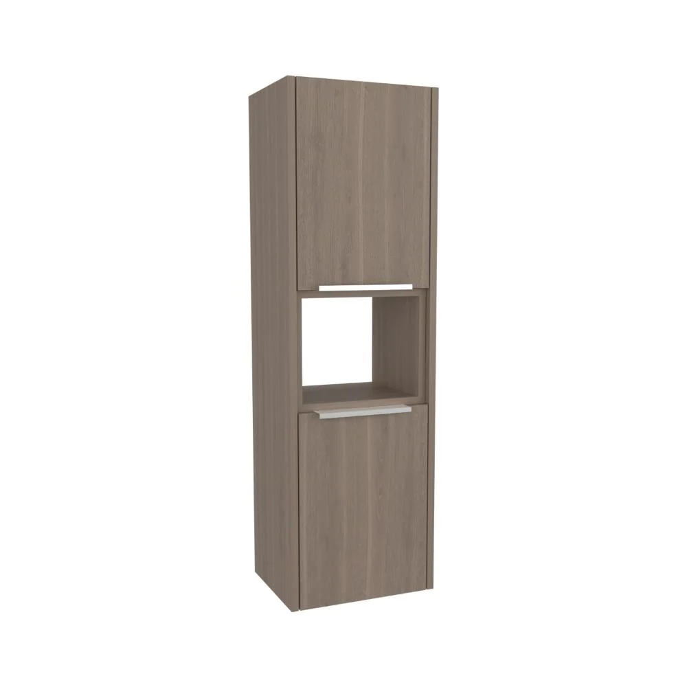 Gabinete de Baño Kairoz, Bardolino, Con dos puertas abatibles y cinco entrepaños ZF Virtual Muebles ZF