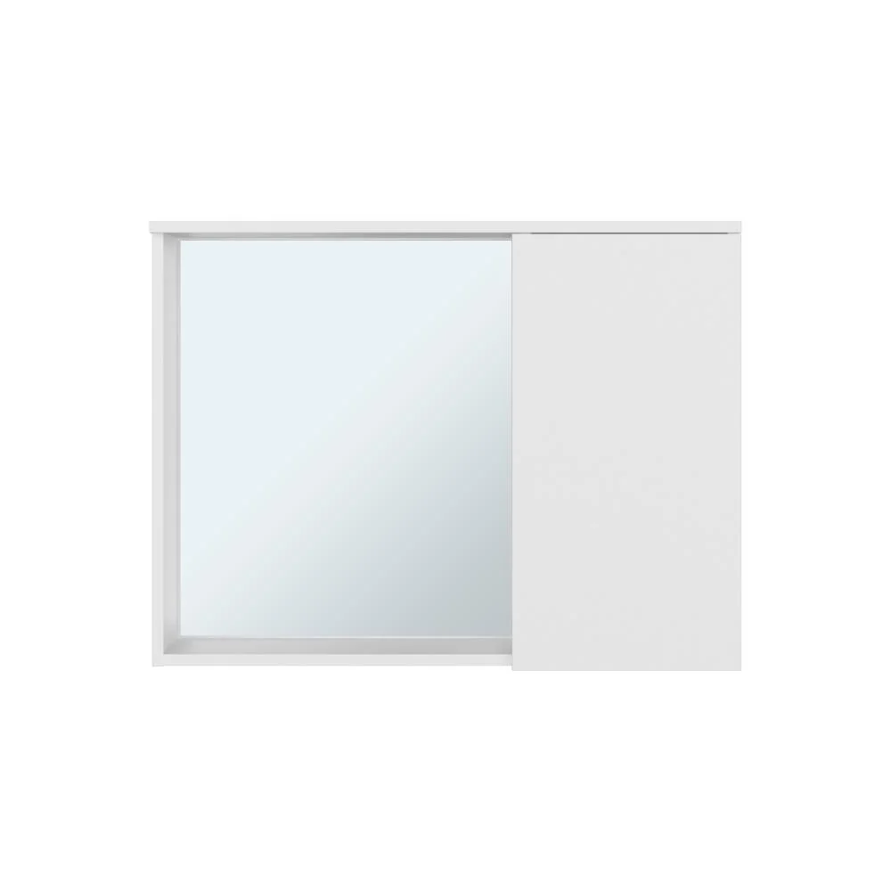 Gabinete De Baño Lagoa, Blanco, Con espacio para guardar objetos de aseo personal ZF Virtual Muebles ZF