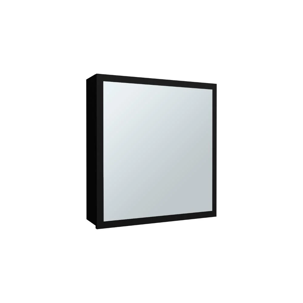 Gabinete de Baño Luma, Wengue, con Puerta Espejo y Dos Entrepaños Para Ubicar Múltiples Objetos ZF Virtual Muebles ZF