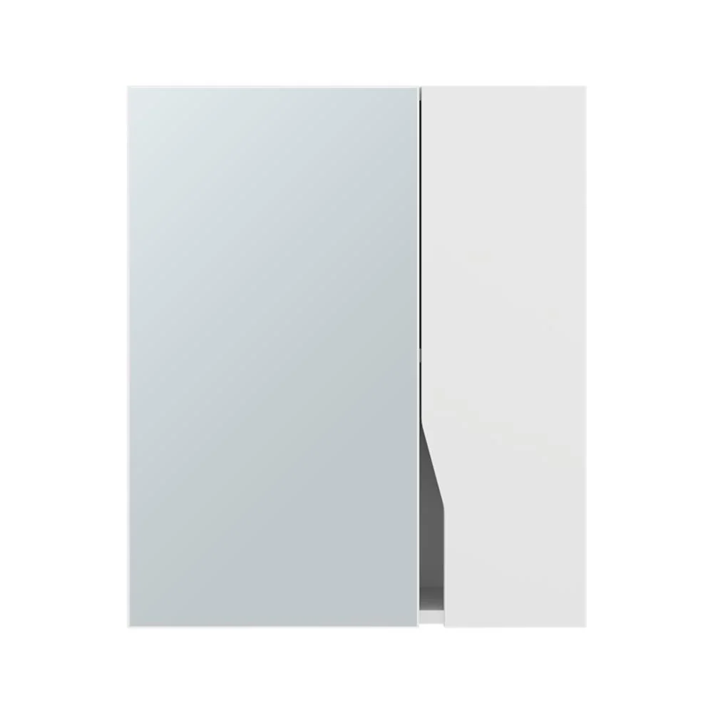 Gabinete de Baño Tuina, Blanco, Con espejo y con espacio para guardar objetos de aseo personales ZF Virtual Muebles ZF