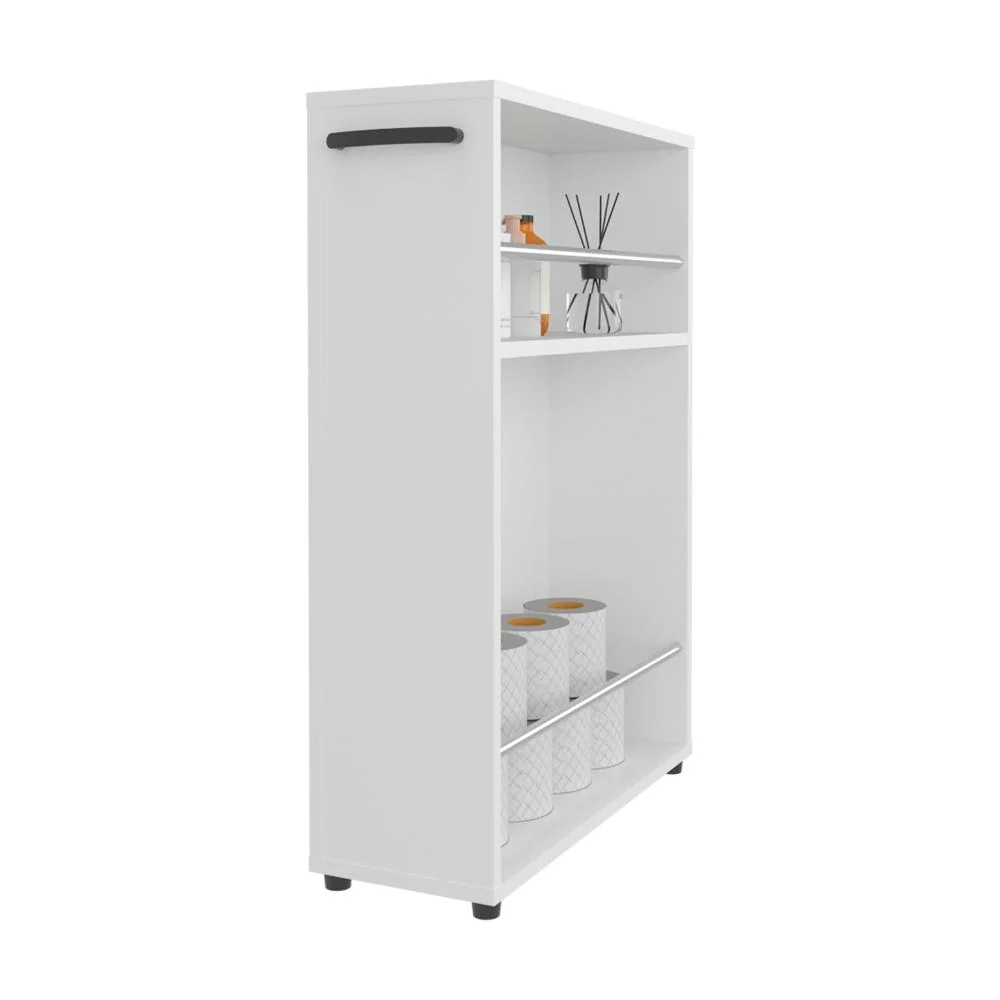 Gabinete de Baño Wiley, Kronos Blanco, con un entrepaño y espacio para ubicar objetos decorativos ZF Virtual Muebles ZF