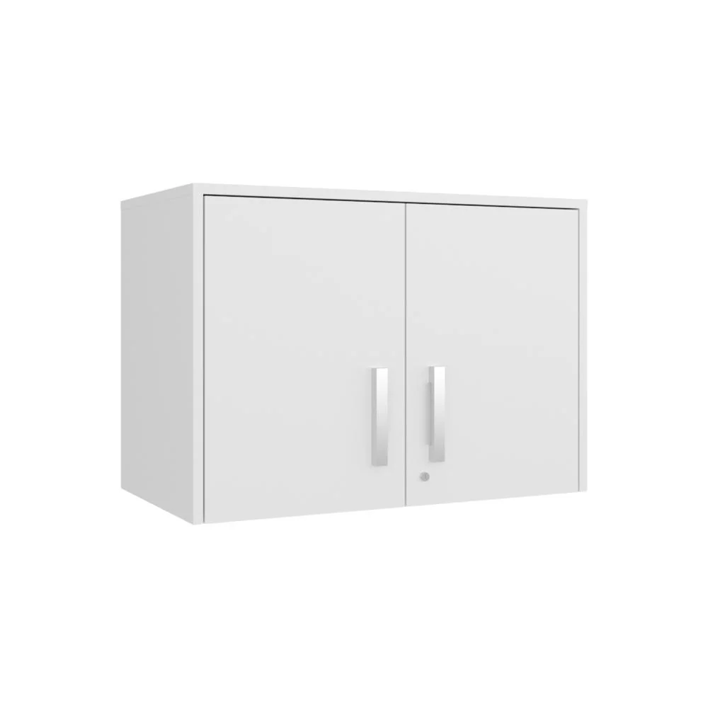 Gabinete Superior Multiusos, Kronos Blanco, Con dos puerta batientes ZF Virtual Muebles ZF