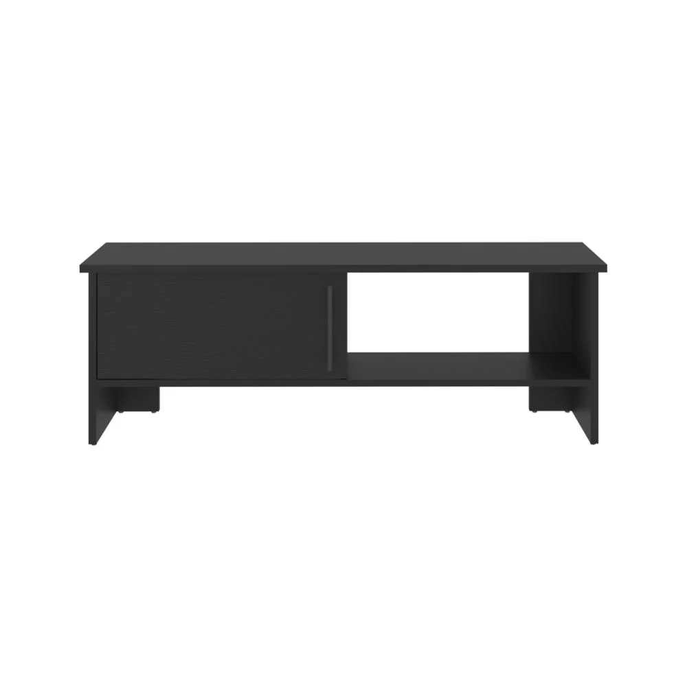 Mesa Para Tv Navi, Wengue, Para Televisor Hasta 55 Pulgadas Con Puerta ZF Virtual Muebles ZF