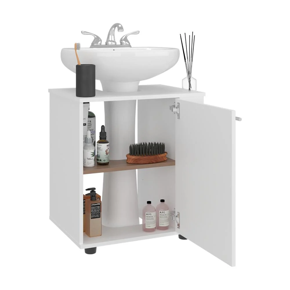 Mueble Para Lavamanos Pili, Kronos Blanco, No incluye Lavamanos ZF Virtual Muebles ZF
