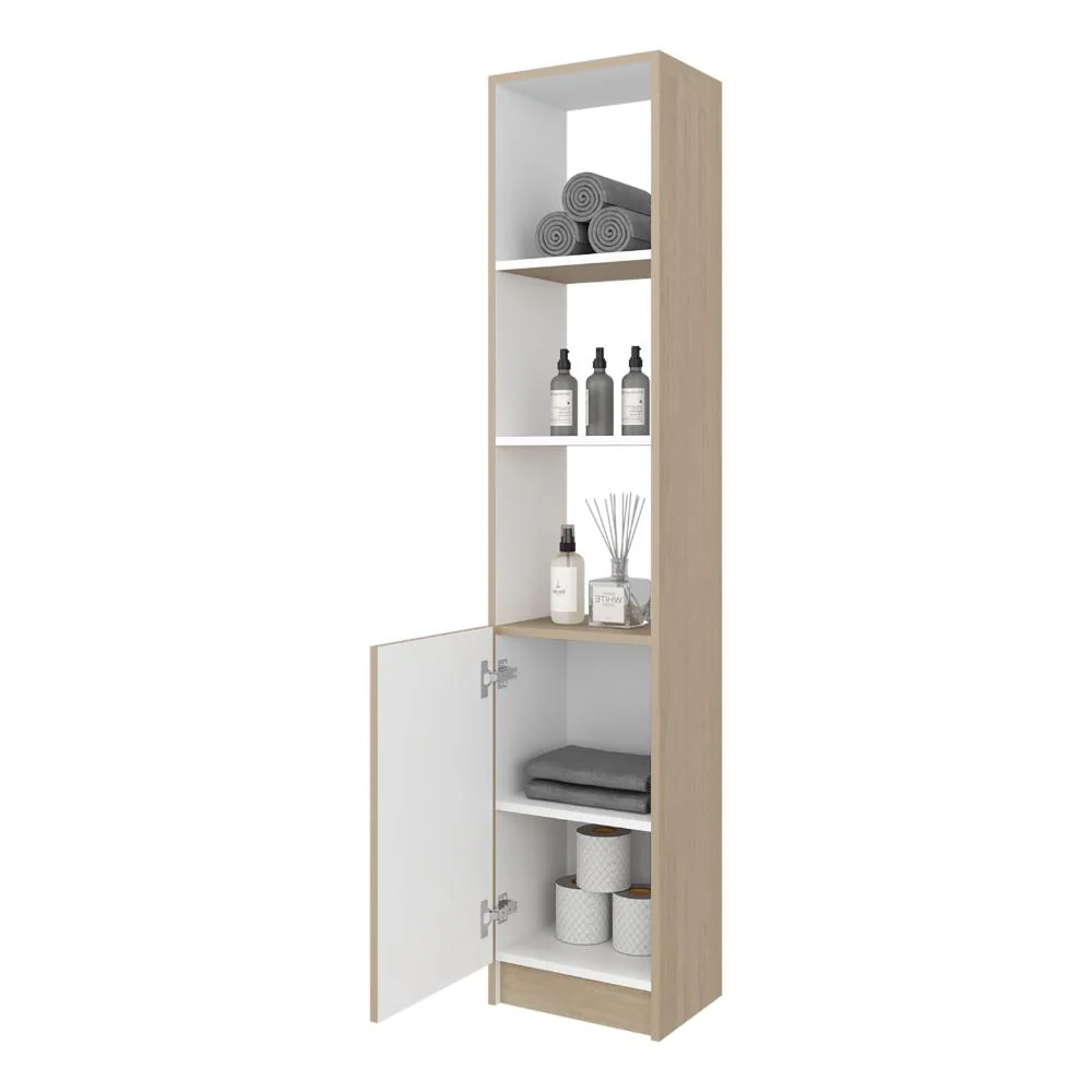 Organizador de Baño Aqua, Cartagena y Blanco, con Variedad de Entrepaños ZF Virtual Muebles ZF