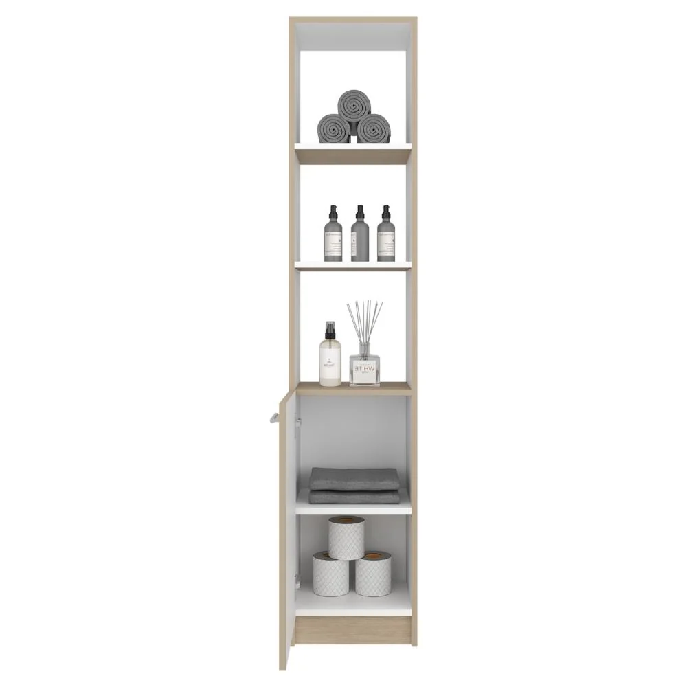 Organizador de Baño Aqua, Cartagena y Blanco, con Variedad de Entrepaños ZF Virtual Muebles ZF