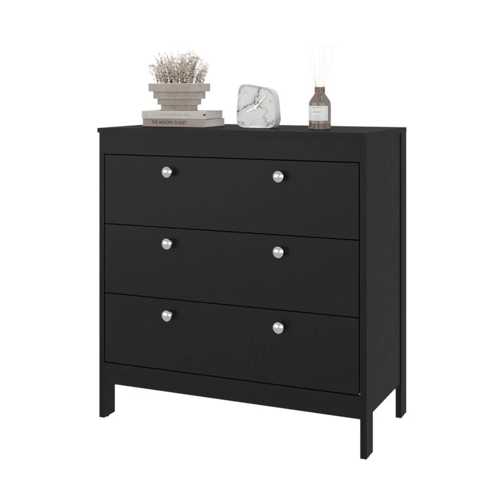 Organizador Newcastle, Wengue, Con tres cajones ZF Virtual Muebles ZF