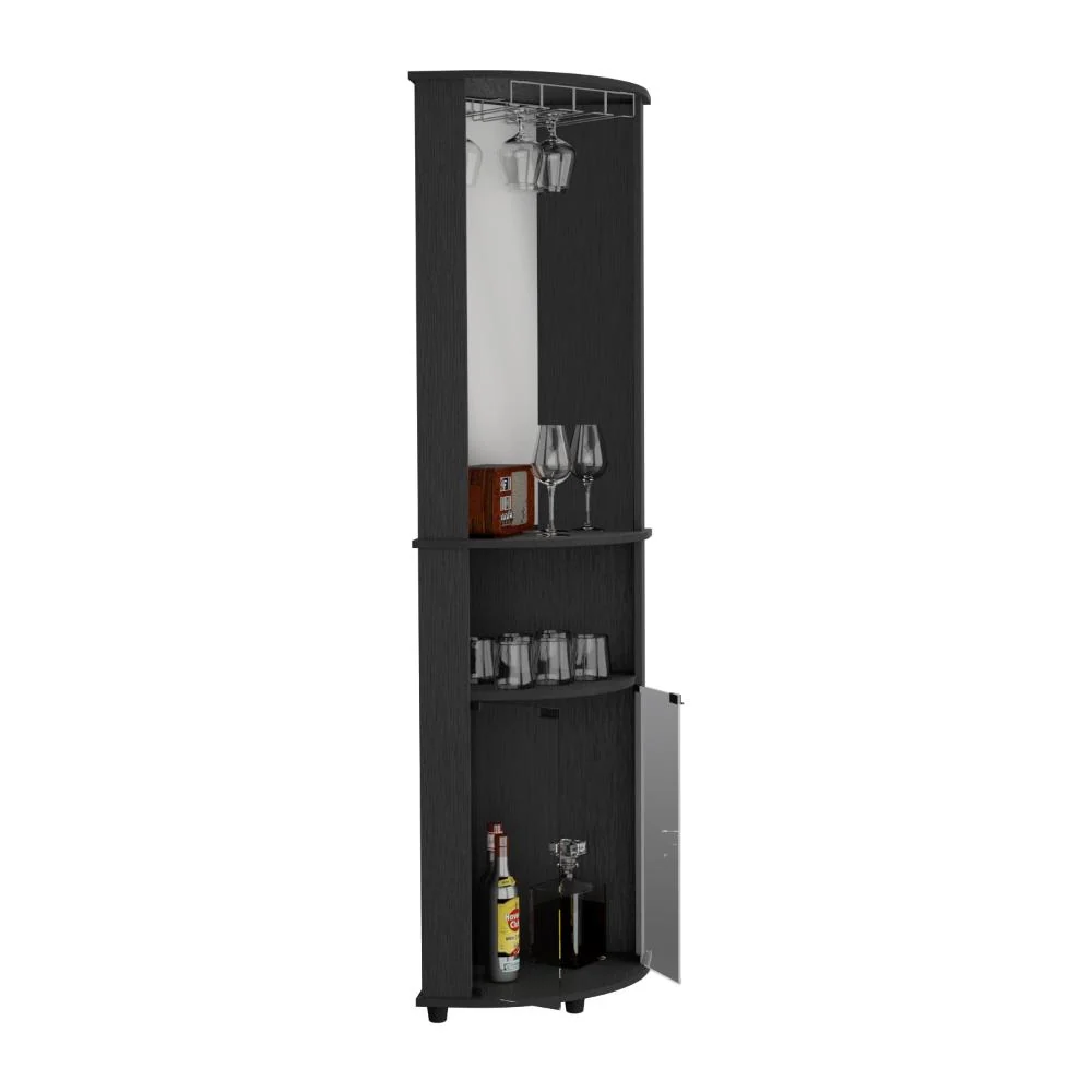 Bar Esquinero Chicago, Wengue, con colgador de copas VM Hogar