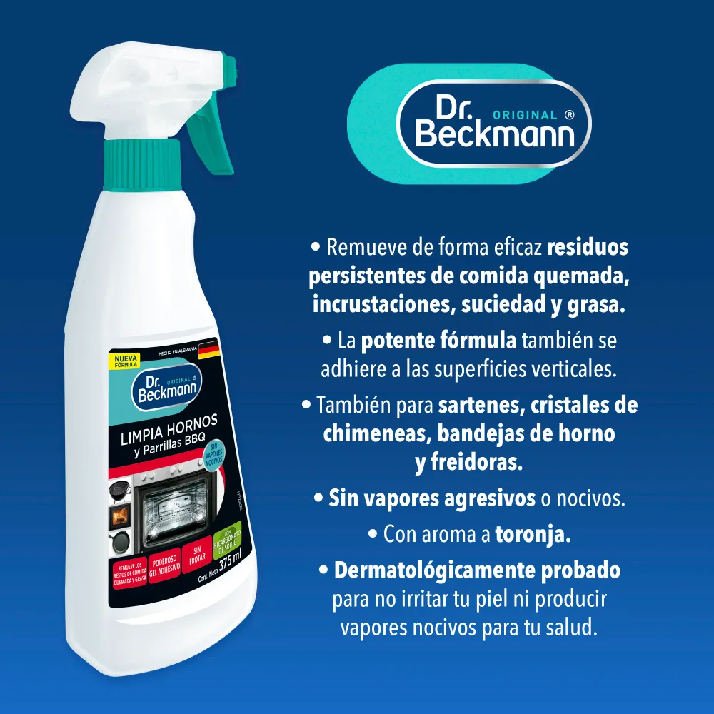Dr. Beckmann Limpia Hornos 375 cc para Suelos Duros